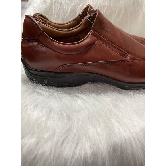 Allen Edmond Weekender Men's Brown Leather Slip-On Shoes With Rubber Soles - Picture 3 of 8